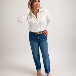Alternative view of Camisa Valentina BRANCA