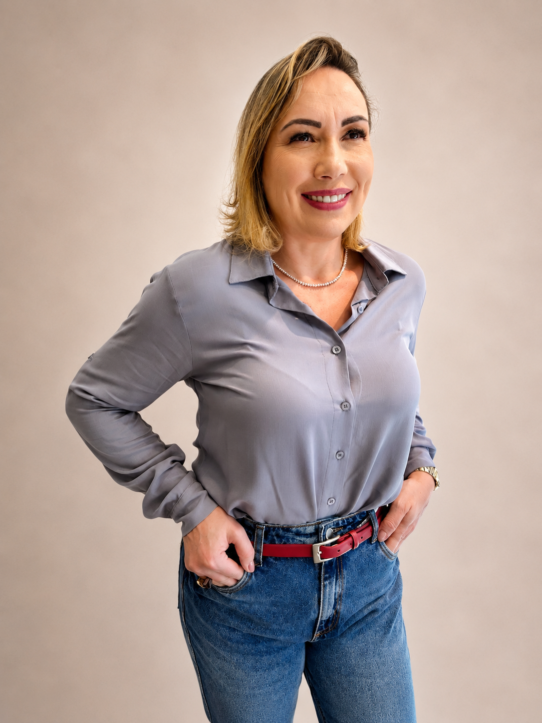 Camisa Valentina CINZA - Imagem 4