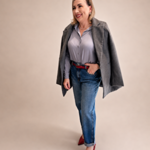 Camisa Valentina CINZA