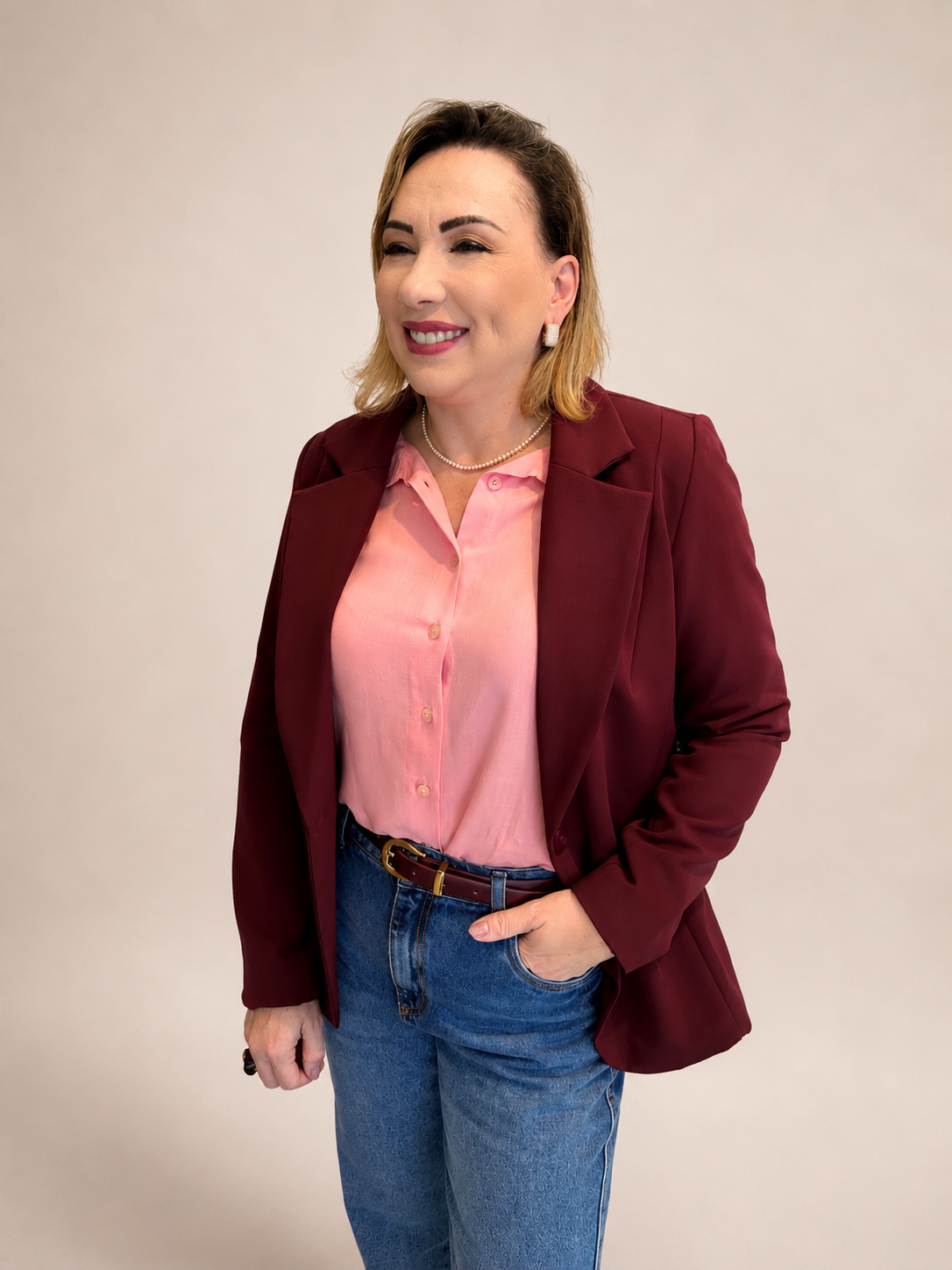 Camisa Valentina Rosa