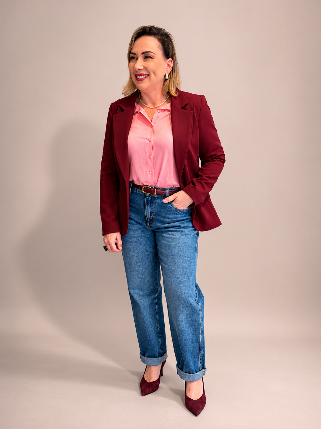 Camisa Valentina Rosa - Imagem 5