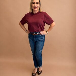 Tee Shirt Valentina MARSALA