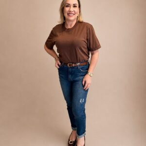 Alternative view of Tee Shirt Valentina MARROM
