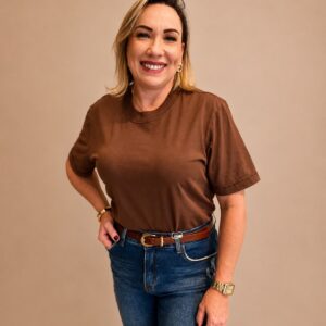 Tee Shirt Valentina MARROM