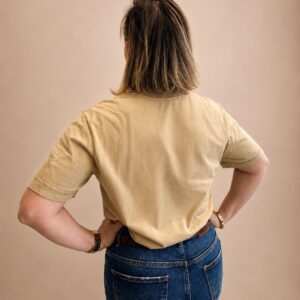 Alternative view of Tee Shirt Valentina AMARELO MANTEIGA