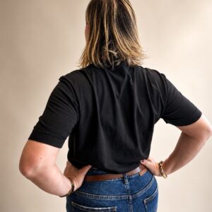 Alternative view of Tee Shirt Valentina PRETA